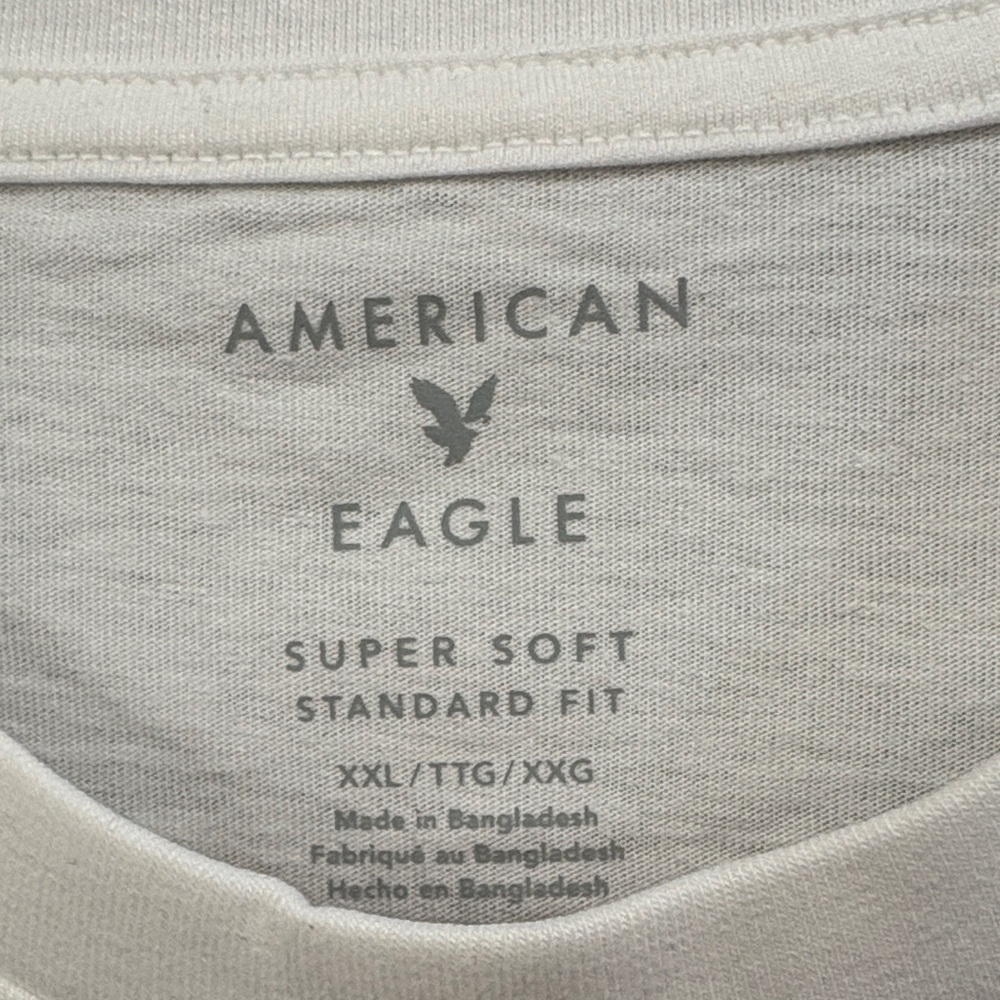 American Eagle Outfitters Classic White Short Sleeve Tee - Picture 2 of 6